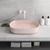 Infinity nadgradni lavabo 55cm salmon