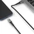 SUPERIOR USB data kabal SU-K103, Pleteni , Fast, 100W, 5A, Type C na Type C , 1m, Sivi