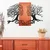 Murmure des Feuilles -1 - Red, Black RedBlack Decorative Wooden Wall Accessory