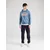 JACK & JONES Majica opal/oranžno rdeča/bela
