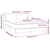 vidaXL Box spring postelja z vzmetnico taupe 140x200 cm blago