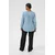 KAFFE CURVE Bluza KCAmi svetlo modra