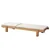 Hanah Home Baštenska stolica MYA01, 59x25x180 cm, Prljavo bela