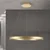 Orion - LED luster na sajli, prigušiva, KOLK LED/80W/230V 2700/3000/4000K prečnika 80 cm, zlatna