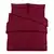 Set posteljine za poplun bordo 135x200 cm lagana mikrovlakna
