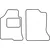 Textile car mats Mazda MPV 1996-2000 (front)