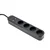 GEMBIRD TSL-PS-S4U-01 Gembird pametni produzni kabl sa USB punjenjem, 4 uticnice, 1,5m crni