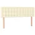 Vidaxl Box spring postelja z vzmetnico krem 140x190 cm umetno usnje