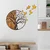 Wallity Zidna dekoracija Tree And Birds - 322-A, 92x71x3 cm, Smeđe boje