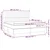 Vidaxl Box spring postelja z vzmetnico temno siva 200x200 cm blago