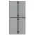 Walk-In zid za tuširanje Crna 90 x 6.5 x 190 cm