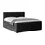 Livetastic BOXSPRING POSTELJA 180 cm  x 200 cm , karton, leseni material črna