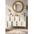 Hanah Home komoda Nota 120, 120 cm, bela / zlatna