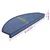Vidaxl Preproge za stopnice 15 kosov 65x24x4 cm modre