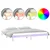 LED okvir za krevet 200 x 200 cm od masivnog drva