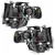 OEM Kristalni farovi Angel Eyes VW Transporter T5 (03-09), Crni
