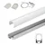 Set A aluminijumski profil za LED trake 1m 27x20 mm