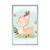 Plakat ljubki srnjaček - 20x30 silver