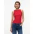 Tommy Jeans Top ESS  rdeča / bela