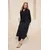 Trendyol Modest Ženska haljina Tctss26Eb00010, Crna