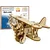 WOODEN CITY 3D sestavljanka Biplane 63 kosov