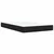 vidaXL Box spring postelja z vzmetnico črna 120x190 cm žamet