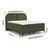 Zelena boxspring postelja s prostorom za shranjevanje 200x200 cm Ornes – Ropez