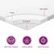 Vidaxl LED Box Spring Postelja Temno modra 120 x 190 cm Žamet