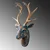 Wallity Zidna dekoracija Deer, 26x38x17cm, Zlatna boja