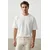 Trendyol Muška majica Tmnss25Ts00117, Bela