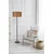 Opviq Podna lampa Bambu 01, 162 cm, E27, Crna