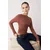 Trendyol Milla ženska bluza Twoaw25Bz00225, smeđa