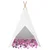 Teepee šator Bijelo 120 x 120 x 150 cm Tkanina i plastika