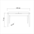 HANAH HOME Trpezarijski set Costa Atlantic-Stone