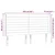 Vidaxl LED posteljno vzglavje temno modro 203x16x118/128 cm žamet