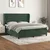 Vidaxl Box spring postelja z vzmetnico temno zelena 180x200 cm žamet
