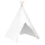 Teepee šator Bijelo 120 x 120 x 150 cm Tkanina i plastika
