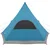 Vidaxl Teepee šotor za 5 oseb s streho Modra 545 x 450 x 295 cm