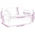 Vidaxl Loveseat kavč rjava 110 cm umetno usnje