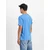 ALPHA INDUSTRIES Majica kraljevo modra/bela