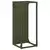 Stalak za drva za ogrjev Maslinasto zelena 25x25x60 cm