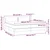 Vidaxl Box spring postelja z vzmetnico temno modra 200x200 cm žamet