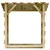 Pergole s krovom 6 kom 100 x 90 x 100 cm impregnirana borovina