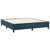Box spring postelja z vzmetnico temno modra 180x200 cm žamet