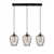 Opviq Tel 6701 Visilica, E27, 3x40W, IP20, Crna