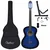12-dijelni set klasične gitare za početnike plavi 4/4 39