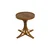 Hanah Home set od 3 umetnutih stočića Palm 3, orah