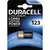 DURACELL CR123 3V Lithium (1 kos)