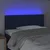 Vidaxl vidaXL Vzglavje postelje z LED modro 90x5x78/88 cm blago