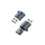 INF USB 3.0 moški na TF (microSD) adapter 2-pack, aluminij+PVC DarkGrey, (5000445502)